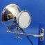 'Toby' spotlamp and mirror - Nickel plated finish