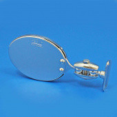 653C: Oval rear view mirror - Equivalent to Desmo 263 model, stamped Desmo - Chrome plated from £86.59 each