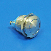 EX588: Push button dash switch - Nickel plated brass body from £11.61 each